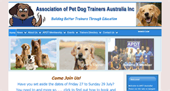 Desktop Screenshot of apdt.com.au